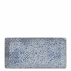 Aizome Mums Rectangle Plate