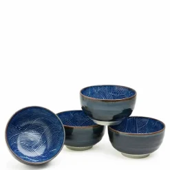 Aranami 5" Bowl Set for Four at Miya