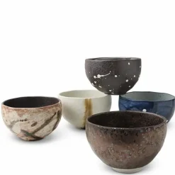 Artisan Ceramic Bowl Set Made in Japan Available at Miya.
