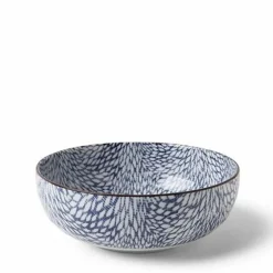Beautiful blue and white pattern ceramics made in Japan available at Miya.