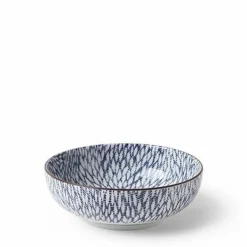 Beautiful blue and white pattern ceramics made in Japan available at Miya.
