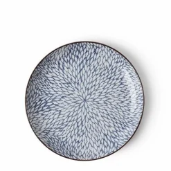 Beautiful blue and white pattern ceramics made in Japan available at Miya.