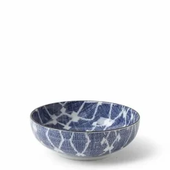 Beautiful blue and white pattern ceramics made in Japan available at Miya.