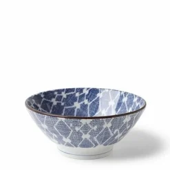 Beautiful blue and white pattern ceramics made in Japan available at Miya.