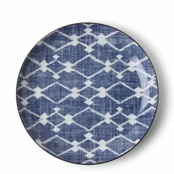Beautiful blue and white pattern ceramics made in Japan available at Miya.