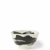 Black Brush Stroke Design Ceramic Everyday Bowls made in Japan available at Miya.