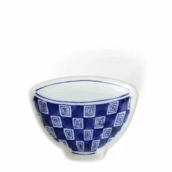 Blue & White mini sauce dish teacup shape made in Japan available at Miya.
