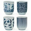 Blue & White Teacup Set
