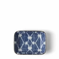 Blue and white pattern Japanese ceramics available at Miya.