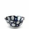 Blue and white versatile bowls made in japan available at Miya.