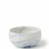 Blue Marble Design Ceramic Bowl Made in Japan.
