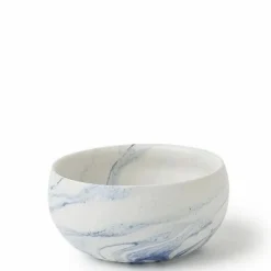 Blue Marble Design Ceramic Bowl Made in Japan.