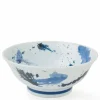 Blue Sumi 8.5" Noodle Bowl from Japan at Miya