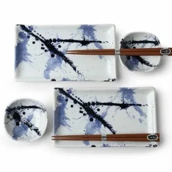 Blue Sumi Sushi Set at Miya