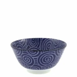 Bowl  Cobalt Cloud Swirls  5.75"