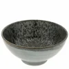Bowl Silver Blue Granite Design 7-3/4"