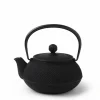 Cast Iron Teapot Black Hobnail 0.65L