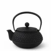Cast Iron Teapot Black Honeycomb 0.65L