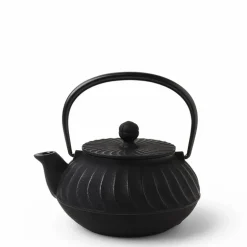 Cast Iron Teapot Black Wave 0.65L