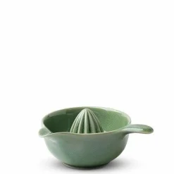 Ceramic Celadon Green Juicer Made in Japan Available at Miya.