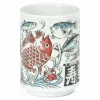 Ceramic Red Tai Fish Teacup Made in Japan.