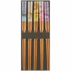 Chopsticks Set Bamboo Garden Seasons