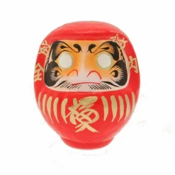 Daruma Red Good Fortune 5-3/4"