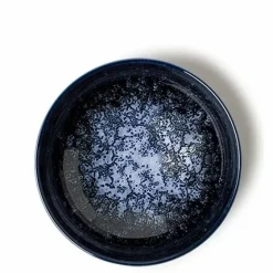 Deep blue Uchuu ceramic bowl made in Japan available at Miya.
