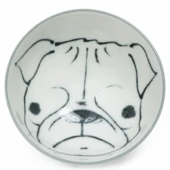 Dog Days 4.5" Rice Bowl - Pug