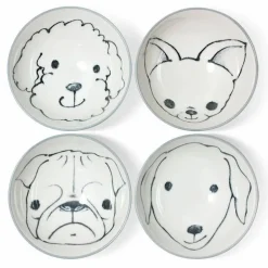 Dog Days 4.5" Rice Bowl Set at Miya