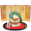 Figurine Dragon Green with Lucky Gem 3"