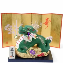 Figurine Dragon Green with Screen 4.2"