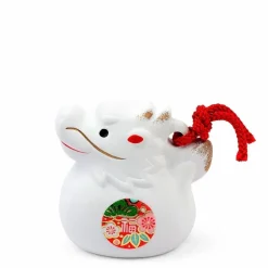 Figurine Dragon White with Cord