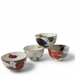 Floral Fall Rice Bowl Set