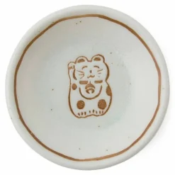 Fortune Cat 3" Sauce Dish
