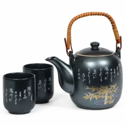 Gold Bomboo Kintake Teaset at Miya