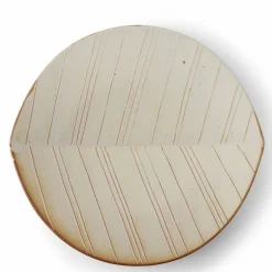 Hazara Leaf Plate White 11.75"