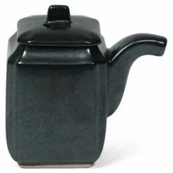 Iron Glaze Black Matte 6 oz. Soy Sauce Pot at Miya