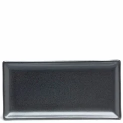 Iron Glaze 8.75" x 5" Rectangle Plate at Miya