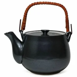Iron Glaze 7.5" x 5.5" x 8"h 38 oz. Teapot at Miya