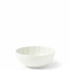 Kasa parasol lines make a simple elegant design for this ceramic bowl made in Japan available at Miya.
