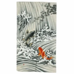 Koi Waterfall Noren