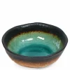 Kosui Green 5" Shallow Bowl at Miya.