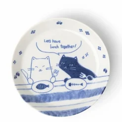 Lunch Date Cats 5-1/2" Plate