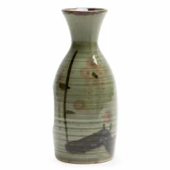 Mashiko Plum Green Authentic Japanese Sake Bottle Available at Miya.