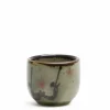 Mashiko Plum Oribe Sake Cup Made in Japan
