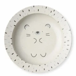 Mogu Mogu Hedgehog Shallow Bowl 8.75"