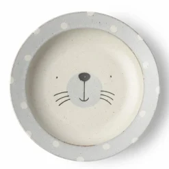 Mogu Mogu Seal Shallow Bowl 8.75"