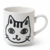 Mug Cat Face Sketch