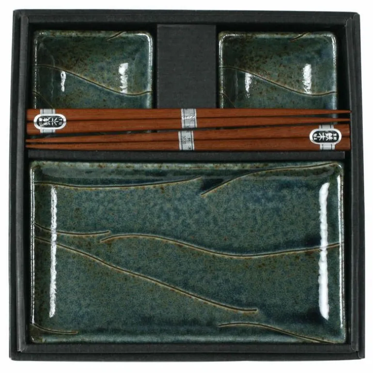 Nami Blue Sushi Set at Miya